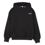 25P ピーチ 起毛 スポーティ ロゴ スナップ ボタン フーディ