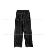 Maro stitch pleated pants