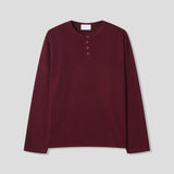 デリヘンリーネックロングスリーブTシャツ