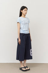 (W) Pixel Printed Top