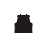 25SS ベーシックロゴウーマンクロップスリーブレス ブラック