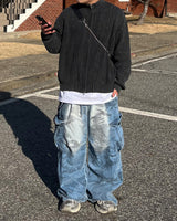 SL Military Cargo Denim Pants (2C)