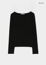 [B-BASIC] リベッドラウンドネックロングスリーブT (2 SIZE)