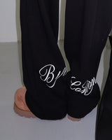 Barney lettering wide pants