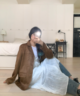 Autumn Suede Collar Jacket