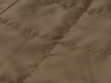 hairy quilting jacket - khaki beige 