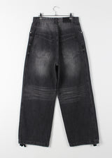 DOUBLE POCKET WIDE DENIM