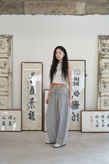 HEAVY-TERRY BALLOON SWEAT PANTS (Gray)