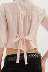 Pond lace blouse - pink
