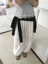 Nylon Aladdin pants