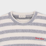 フラッフィールーシーフリースボーダーTシャツ (3color)