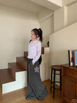 エーエムケー パンチング スナップ ラウンド カーディガン