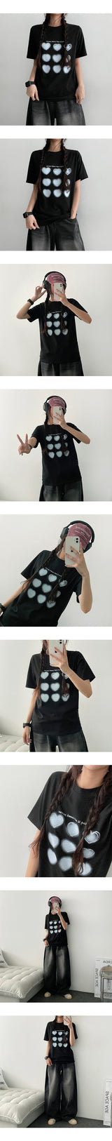 モリハート半袖Tシャツ