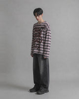 (UNISEX)トラスト ストライプ ニット