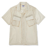 ripstop off duty fatigue shirt ivory