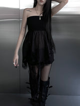 lace frill two-way top (2color)