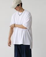 KP ディープスリットハーフTシャツ ホワイト