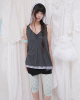 APRON MICRO PANTS / BLACK