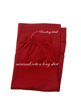 Minimal Cotton Long Skirt