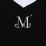 バインディングトラックラインハーフスリーブTシャツ (4COLOR)