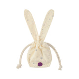 star bunny pouch yellow