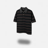ラグビーカラー半袖Tシャツにフィット (3 Colors)