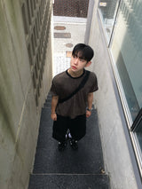 Marvin Crop ストライプ 半袖Tシャツ 3C