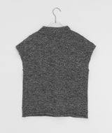 Rahini Layered Half-Neck Cap Short Sleeve Knit