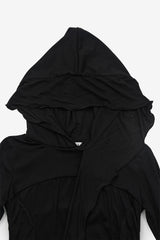 Alicorn draped hooded tee