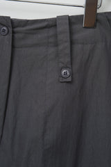 (W) キーバックルストラップパンツ (2color)