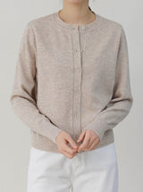 Aver Layered Cardigan Knit