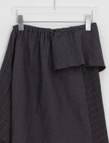Kerhol Check Button Layered Skirt
