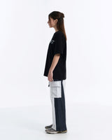BASIC LOGO HALF T (Black, White) 