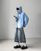 Lopian Cat Bermuda Denim
