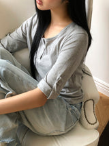 Pento Roll-Up 7-Sleeve T-Shirt