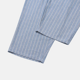 [Unisex] Linen stripe banding pants(2color)