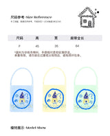 UnsocialNight Autumn New All-match Original Printed Cartoon TaichiDog Canvas Bag for Women