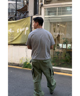 ヘビークロッププレーン半袖Tシャツ