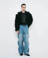 WAVE DENIM PANTS