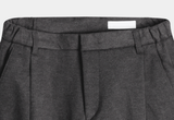 Ever Soft Wool Side Banding Wide Slacks