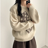 Somyi Bold Dice Graphic Oversized Fit Knitwear
