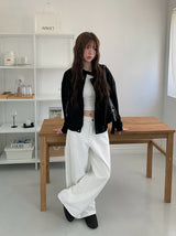 ダムスエードブルゾンジャケット