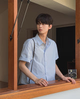 Aaron Summer Basic Half Crop Shirt