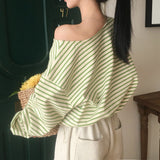[MADE] Darling, striped one shoulder trainer