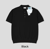 Palette Soft Collar Short Sleeve Knit