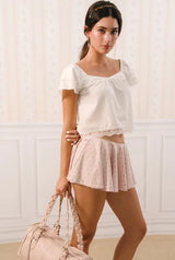 Sorbet top - white