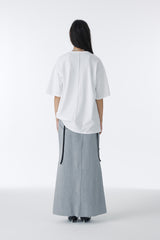ブラスプレーグラフィックTシャツ (ホワイト)