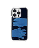 Blue Gloves Epoxy Silver Case