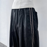 Bungee Hem Track Wide Trousers