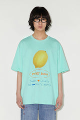 Summer short-sleeved T-shirt with color-blocking and breathable print for casual wear